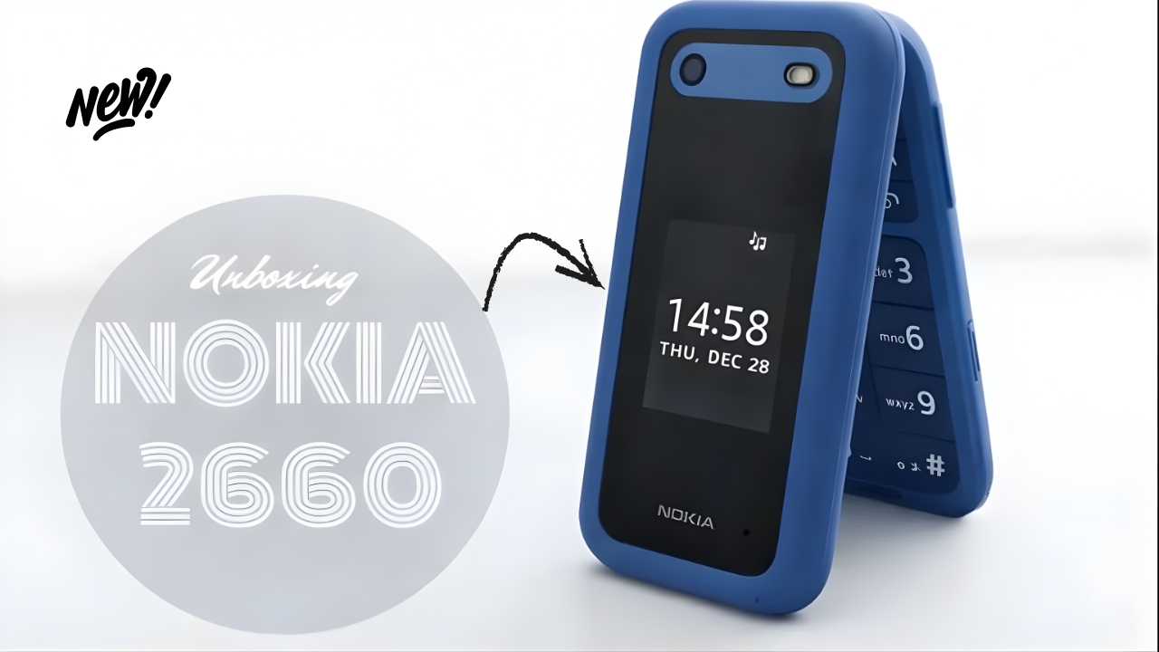 Nokia 2660 4G Revealed - as a Stylish Flip Phone Powered by Unisoc T107 Processor